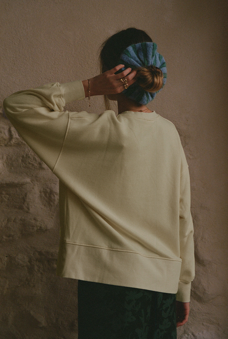 Sweat Marlène Rougier x Nénés - Ecru