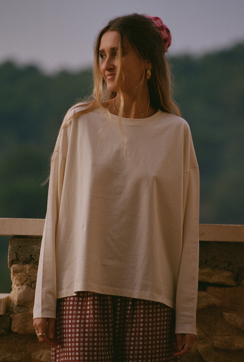 Tshirt Marlène Rougier x Nénés - Ecru
