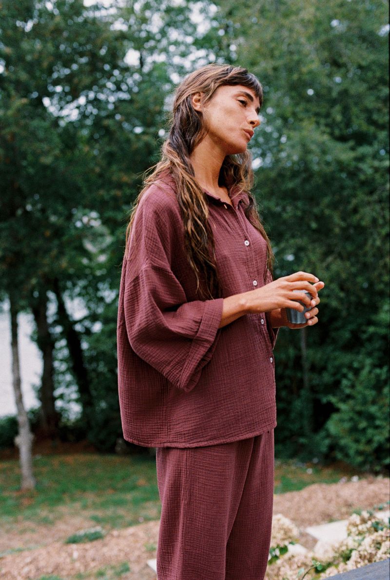 Chemise Axelle - Prune