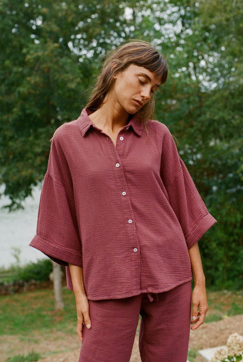 Chemise Axelle - Prune