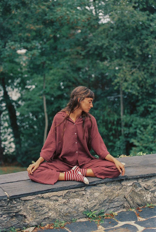 Chemise Axelle - Prune