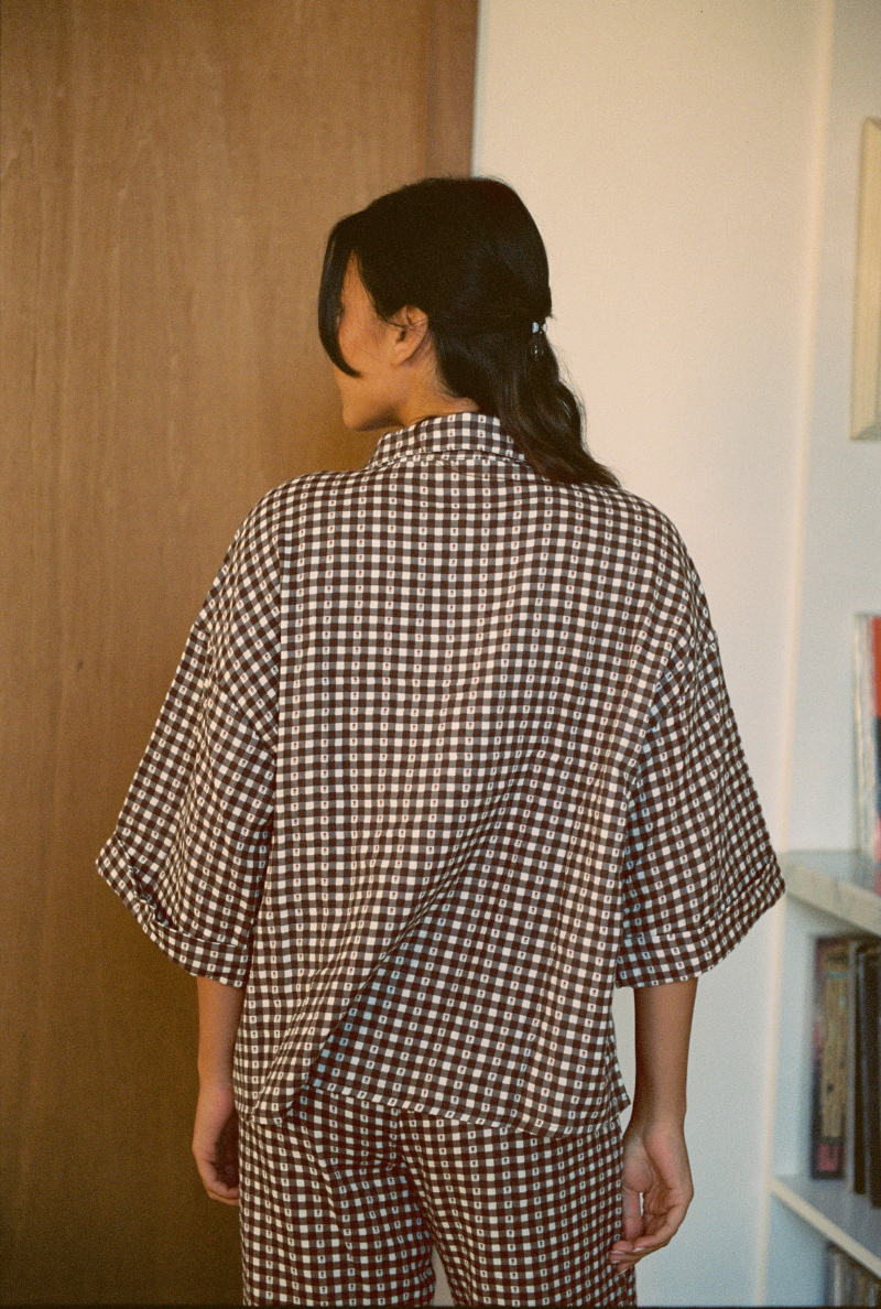 Axelle Set - Brown Vichy