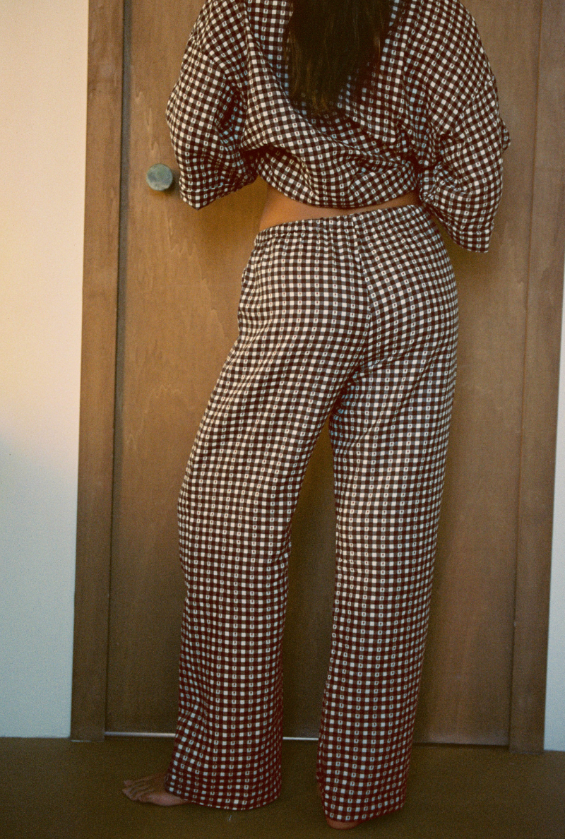 Axelle Set - Brown Vichy