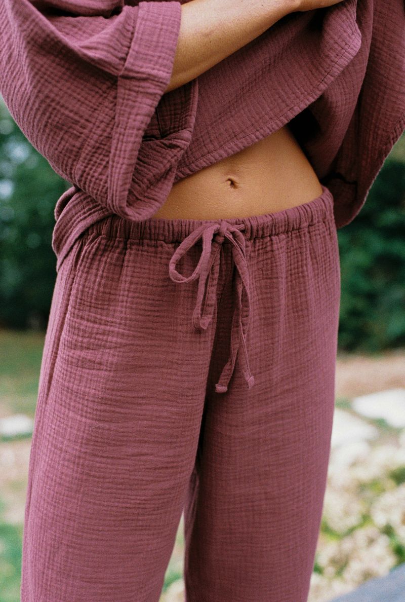 Pantalon Axelle - Prune
