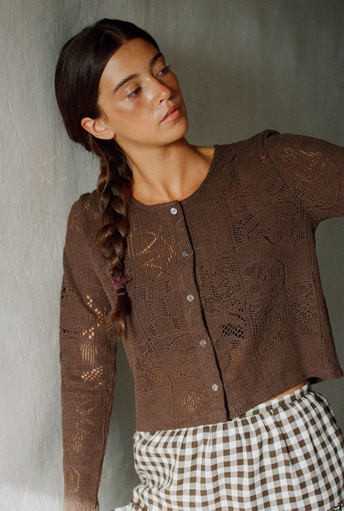 Mariesa Brown Cardigan