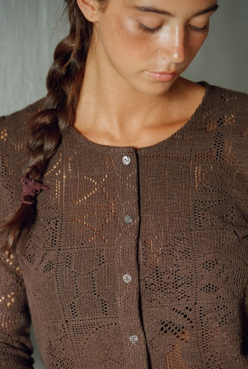 Mariesa Brown Cardigan