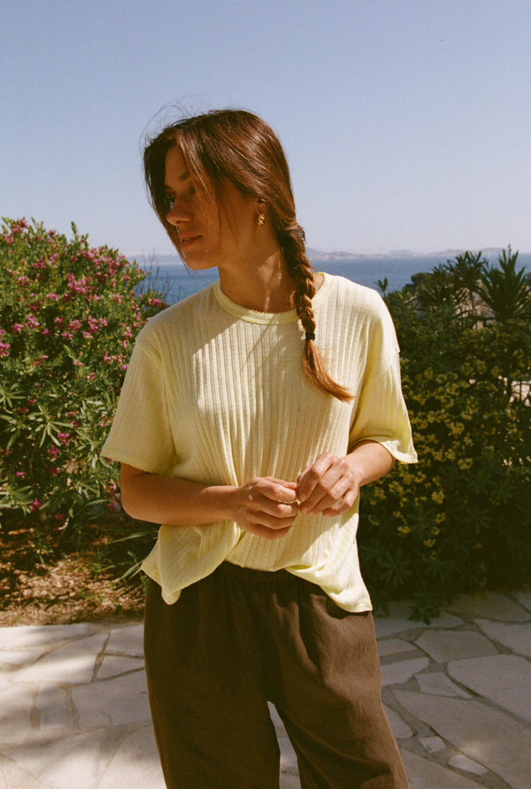 T-shirt Emilie - Jaune