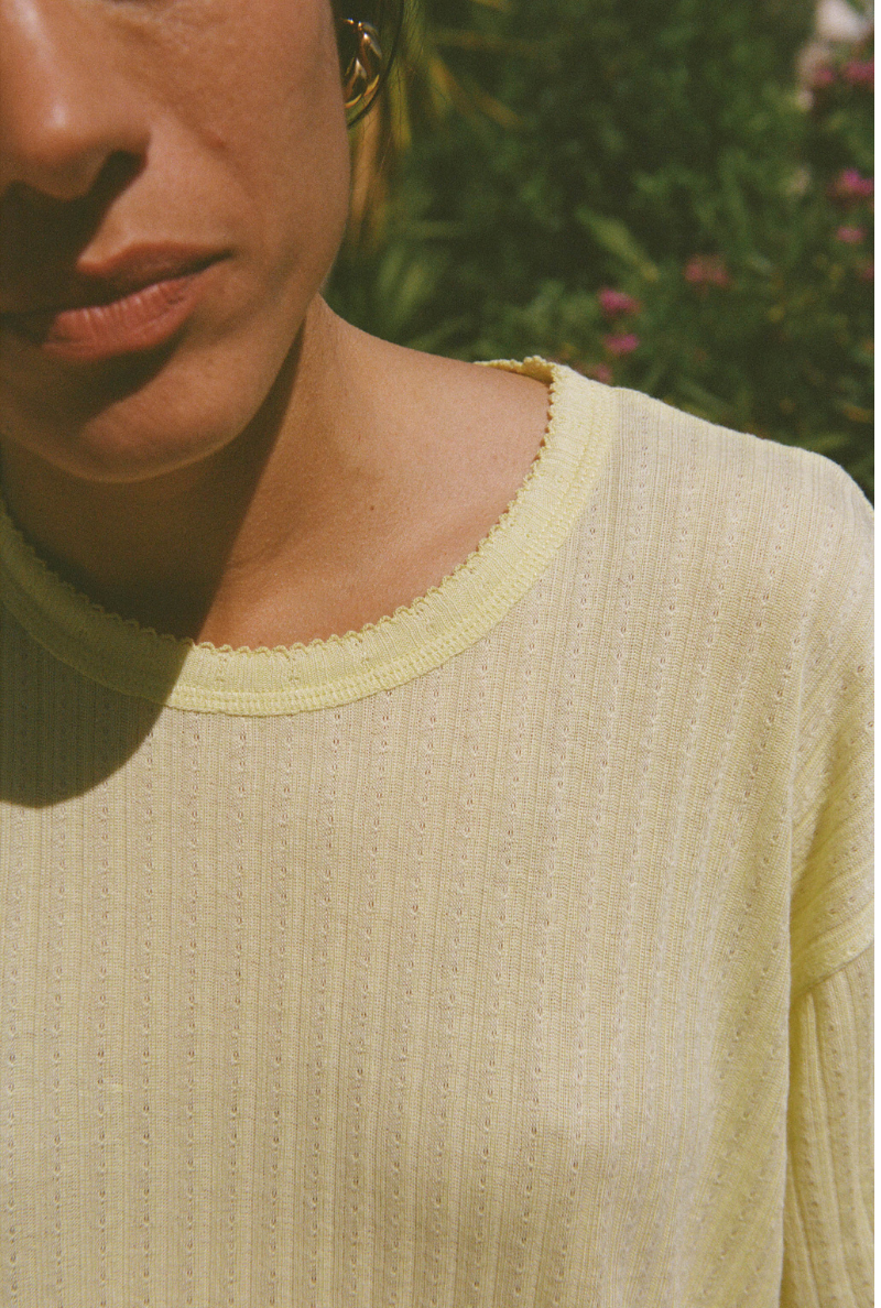 T-shirt Emilie - Jaune