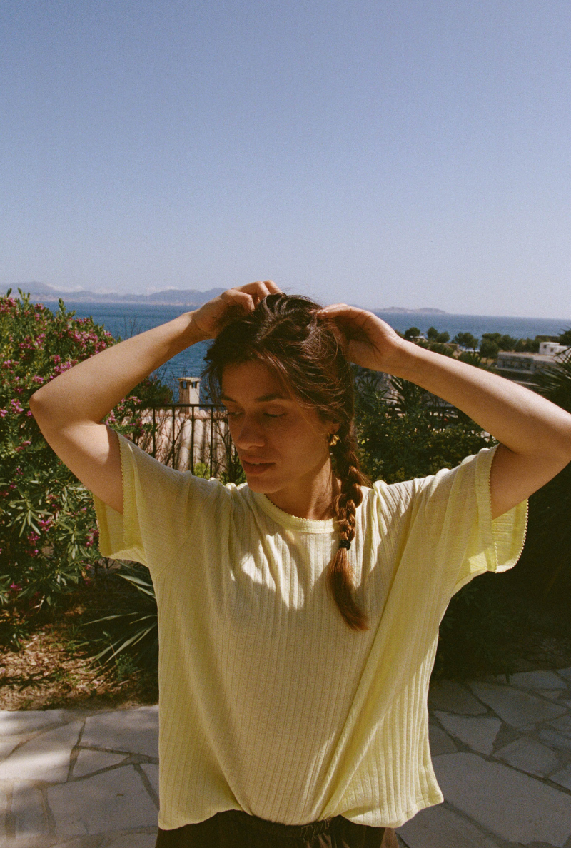 T-shirt Emilie - Jaune