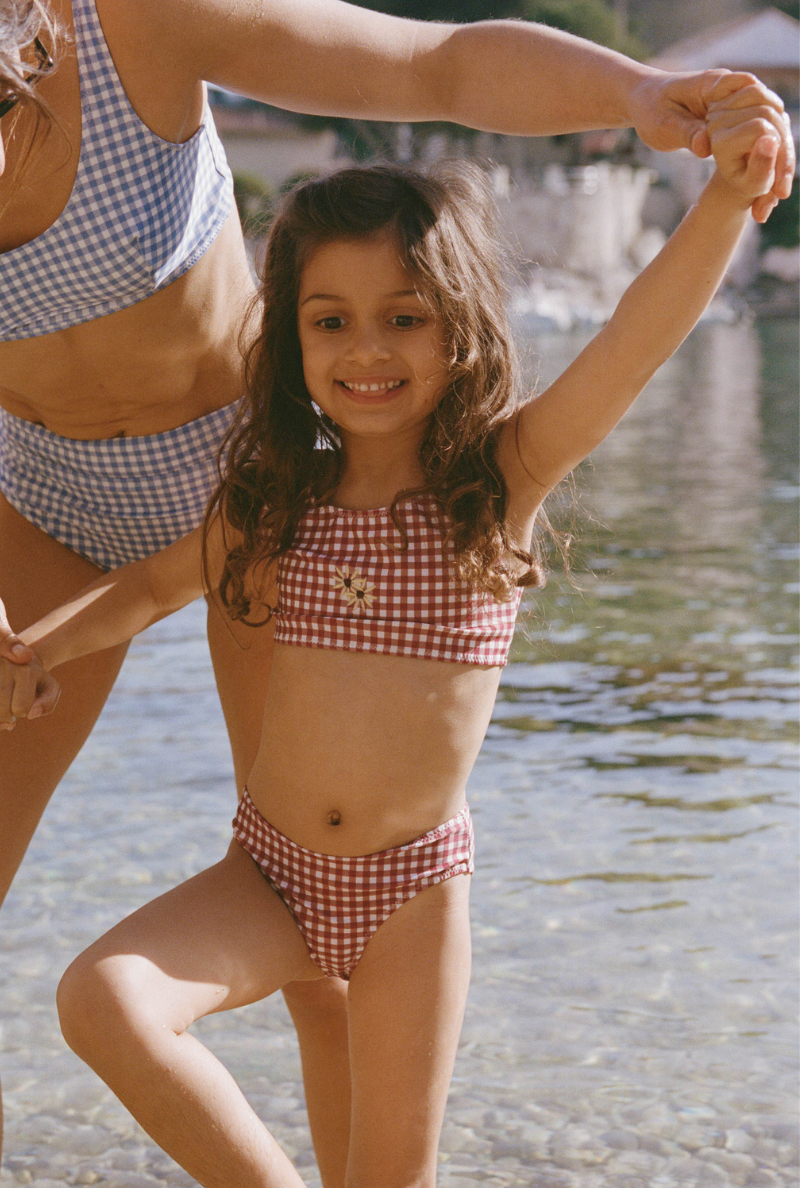 Maillot de bain Mini me Enfant - Imprimé Vichy