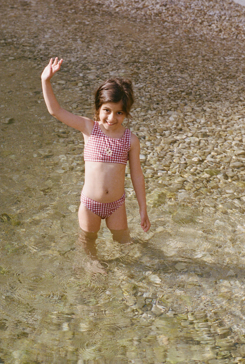 Maillot de bain Mini me Enfant - Imprimé Vichy