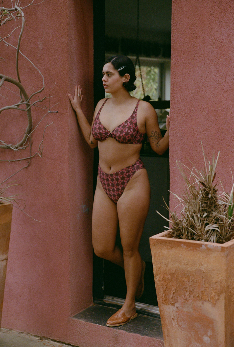 Haut de maillot armaturé Orta x Nénés - Imprimé
