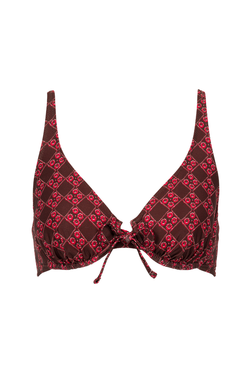Haut de maillot armaturé Orta x Nénés - Imprimé