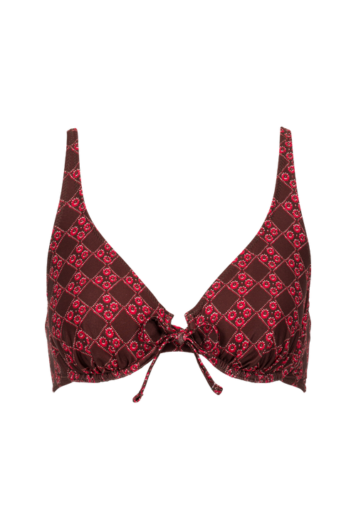 Haut de maillot armaturé Orta x Nénés - Imprimé