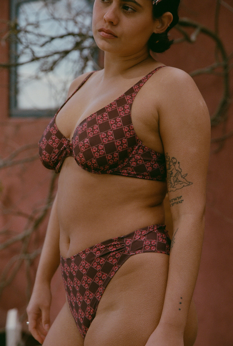 Haut de maillot armaturé Orta x Nénés - Imprimé