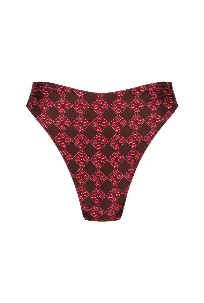 Bas de maillot taille haute Orta x Nénés - Imprimé