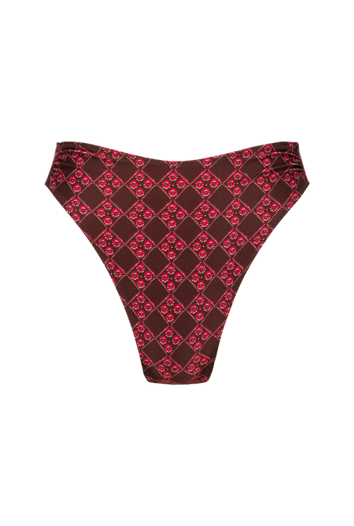 Bas de maillot taille haute Orta x Nénés - Imprimé