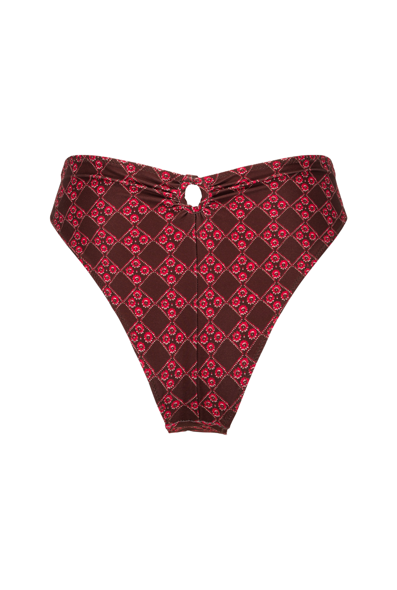 Bas de maillot taille haute Orta x Nénés - Imprimé