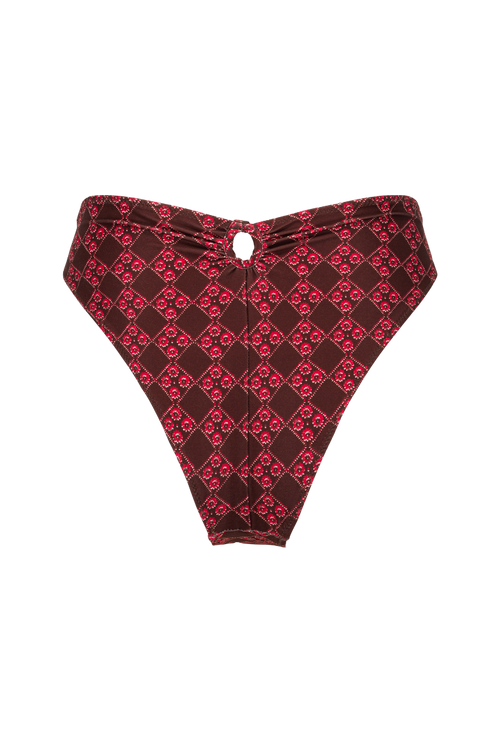 Bas de maillot taille haute Orta x Nénés - Imprimé