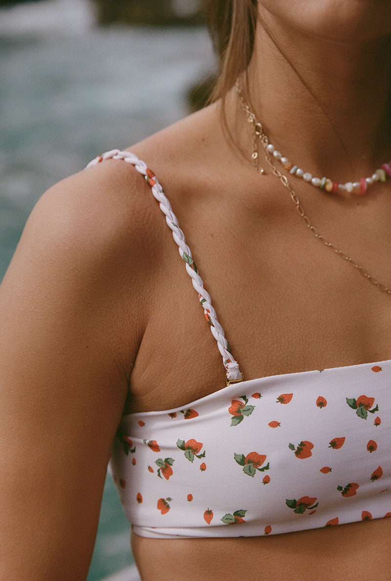 Capucine bralette Strawberry print