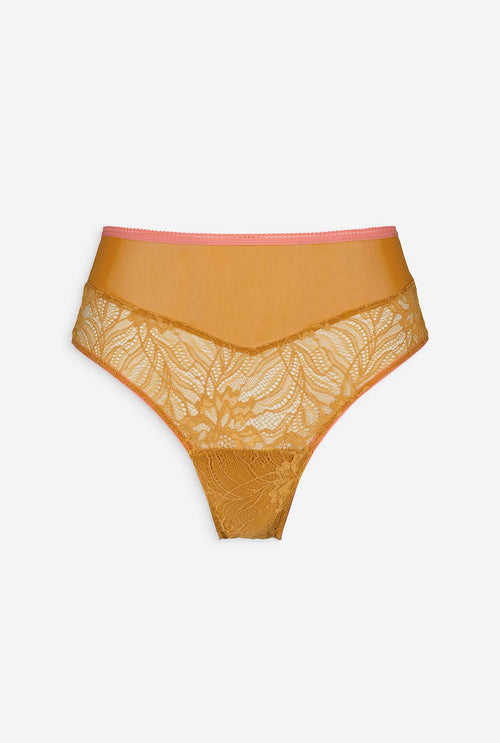 Juliette high-waisted panty - Bicolor