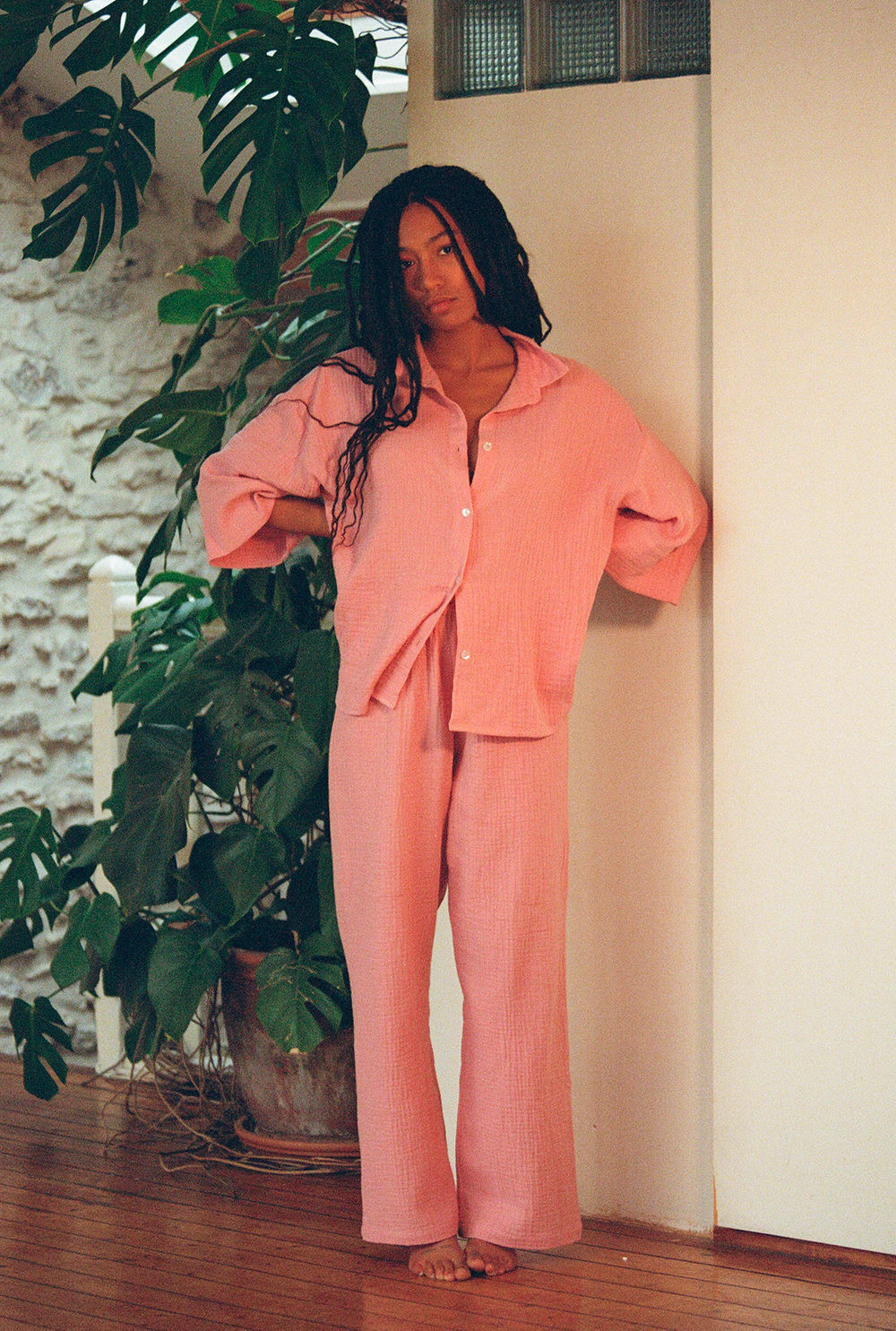 Chemise Mimosa - Rose thé