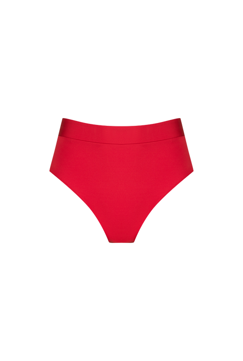 Koudou high-waisted panty - Cherry Red