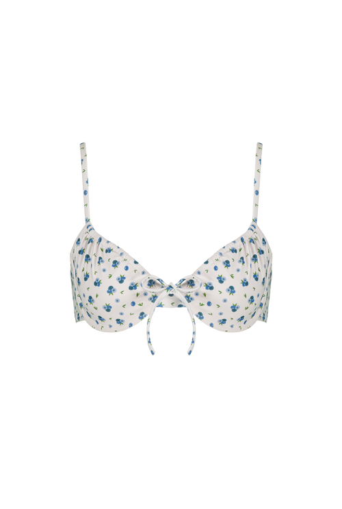 Guanaco Top - Blueberry Print 